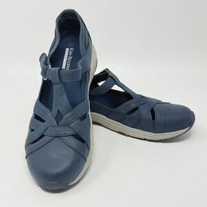 Kim Rogers Hayah Navy Blue T-Strap Mary Jane Walking Shoes Womens 9M Preppy Boho